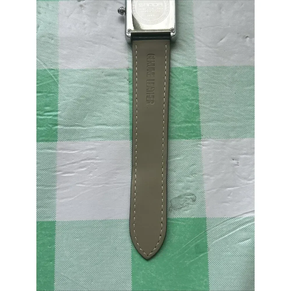 Sanda Silver Tone Tank Style Women’s Quartz Watch